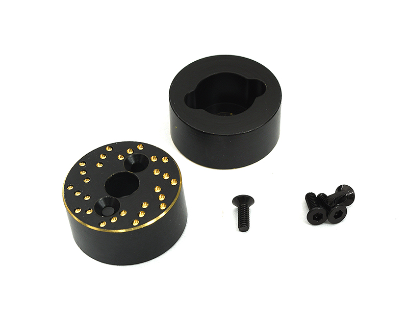 C33086 Brass Alloy Rear Axle Weight (2) Add-On 17g Each for Traxxas 1/18 TRX-4M - Image 1