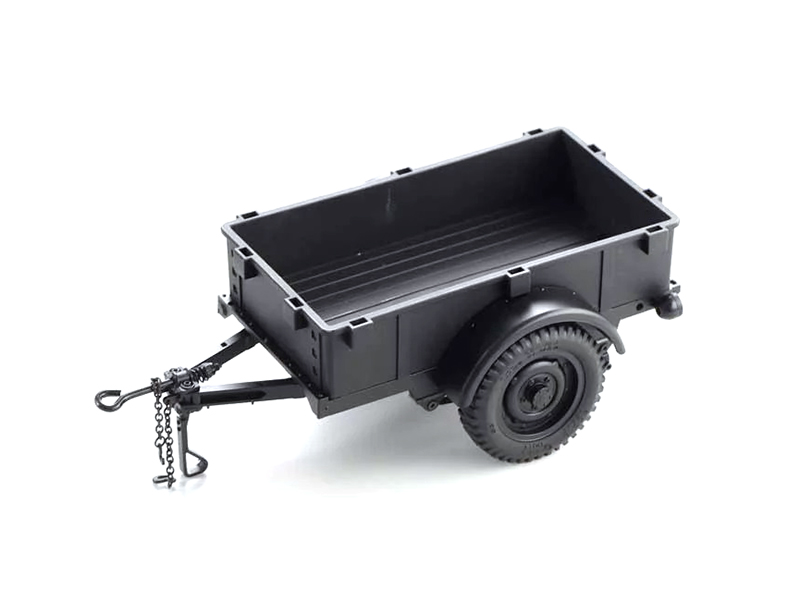 C3309 1:18 / 1:12 Utility Trailer A Black - Image 1