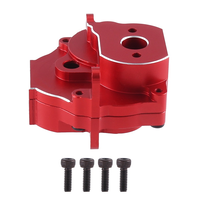 C33141RED Alloy Machined Main Gearbox Housing for Traxxas 1/18 TRX-4M Scale Crawler 9747 - Image 1