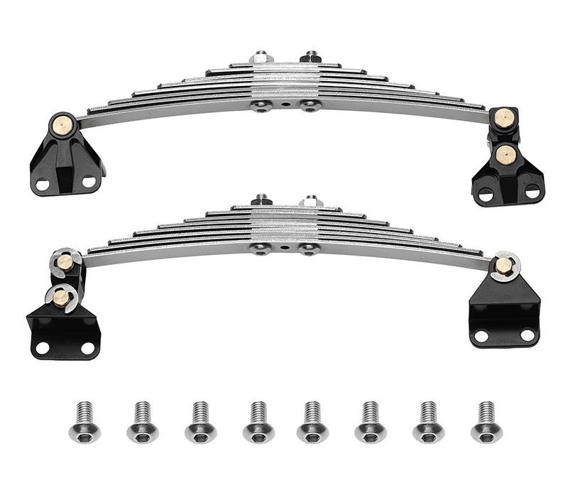 C33197 Realistic Leaf Springs w/ Mounts for Tamiya 1/14 Scale Tractor Trucks - Image 1