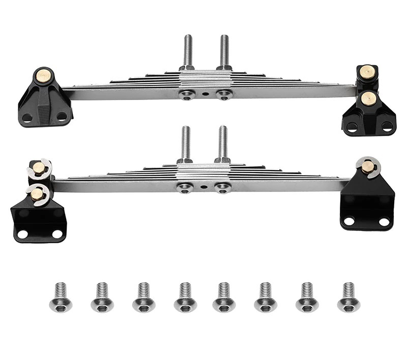 C33198 Realistic Leaf Springs w/ Mounts for Tamiya 1/14 Scale Tractor Trucks - Image 1