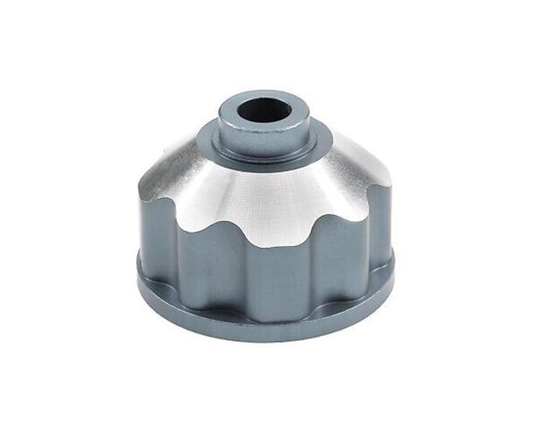 C33208GUN Alloy Machined Differential Housing for Traxxas 1/10 Maxx 4S Truck 8981 - Image 1