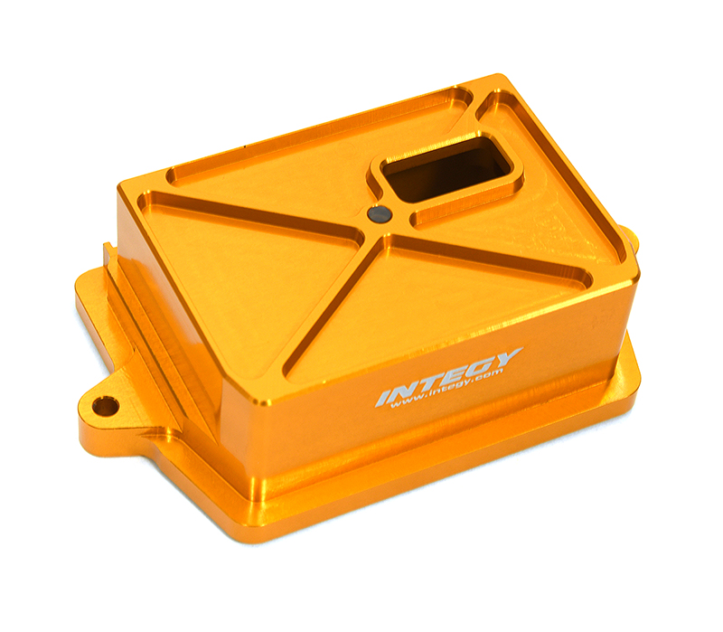 C33252ORANGE Billet Machined Receiver Box Enclosure Cover for Traxxas XRT & X-Maxx 7724 - Image 1