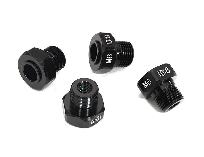 C33254BLACK Type XC Adapters for C33264, C25286 & C32930 Setup Station(M6 w/8mm ID for SCX6) - Image 1