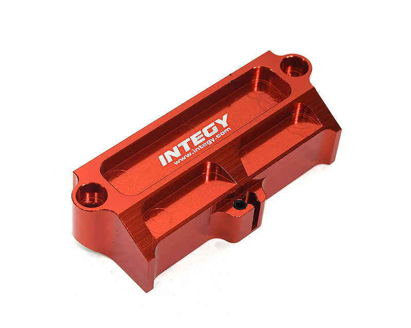 C33270RED Red Billet Machined Wiring Cover & Antenna Mount for Traxxas X-Maxx & XRT 7724 - Image 1