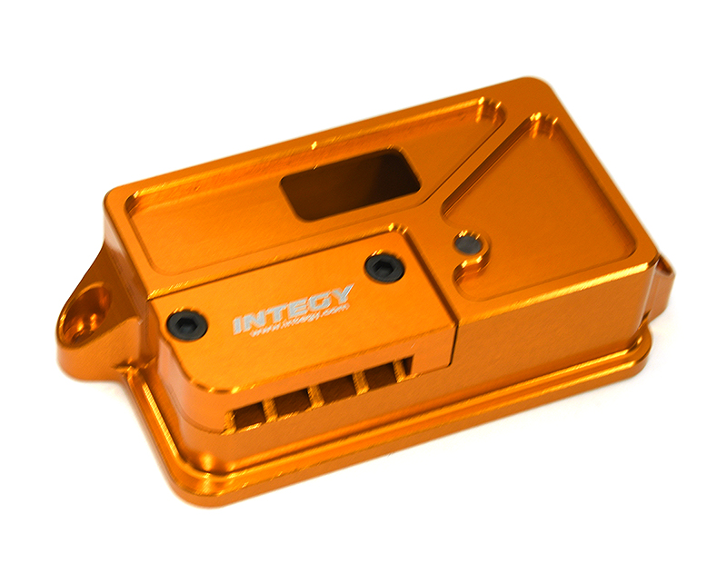 C33274ORANGE Billet Machined Receiver Box Cover for Traxxas 1/10 Hoss 4X4 & Stampede 4X4 6724 - Image 1
