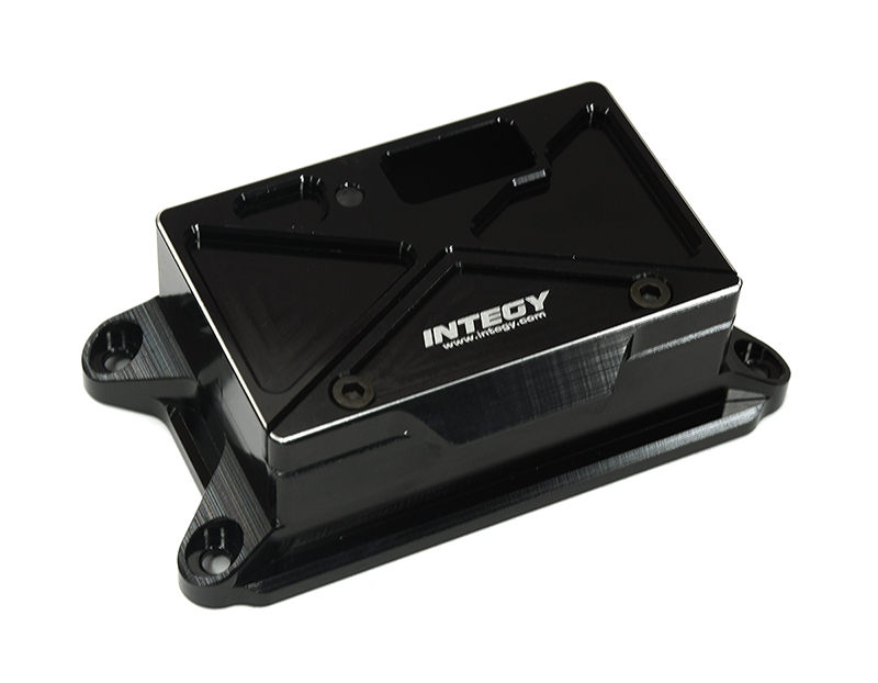 C33275BLACK Black Billet Machined Receiver Box Cover for Traxxas 1/8 Sledge 4WD 9624 - Image 1