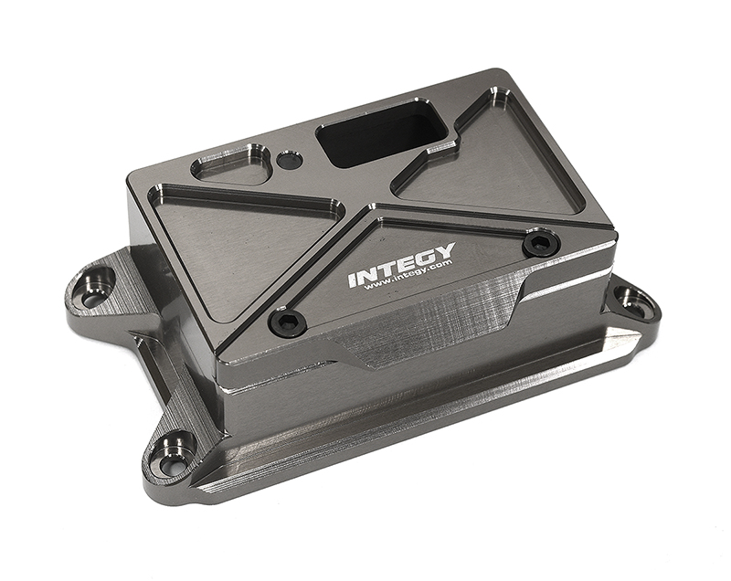 C33275GREY Grey Billet Machined Receiver Box Cover for Traxxas 1/8 Sledge 4WD 9624 - Image 1