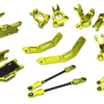 Green Billet Machined Suspension Upgrade Kit for Arrma 1/10 Kraton 4X4 4S V2 BLX