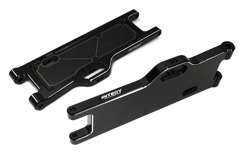 C33293BLACK Machined Front Suspension Arms for Arrma 1/10 Kraton 4X4 4S V2 BLX ARA330711 - Image 1