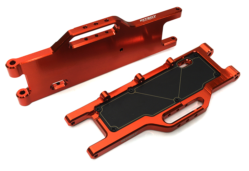 C33294RED Machined Rear Suspension Arms for Arrma 1/10 Kraton 4X4 4S V2 BLX ARA330710 - Image 1