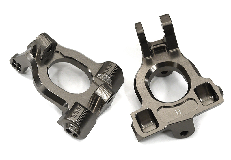 C33295GREY Billet Machined Caster Blocks for Arrma 1/10 Kraton 4X4 4S V2 BLX ARAC5046 - Image 1