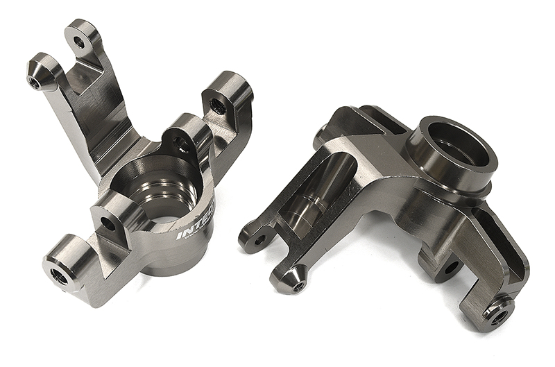 C33296GREY Billet Machined Steering Knuckles for Arrma 1/10 Kraton 4X4 4S V2 BLX ARAC9356 - Image 1
