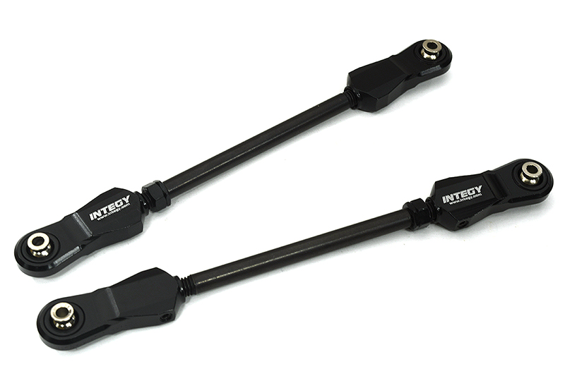 C33301BLACK Billet Rear Upper Turnbuckle Links for Arrma 1/10 Kraton 4X4 4S V2 BLX ARA330717 - Image 1