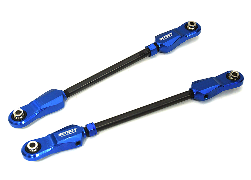 C33301BLUE Billet Rear Upper Turnbuckle Links for Arrma 1/10 Kraton 4X4 4S V2 BLX ARA330717 - Image 1