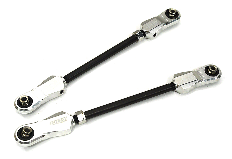 C33301SILVER Billet Rear Upper Turnbuckle Links for Arrma 1/10 Kraton 4X4 4S V2 BLX ARA330717 - Image 1