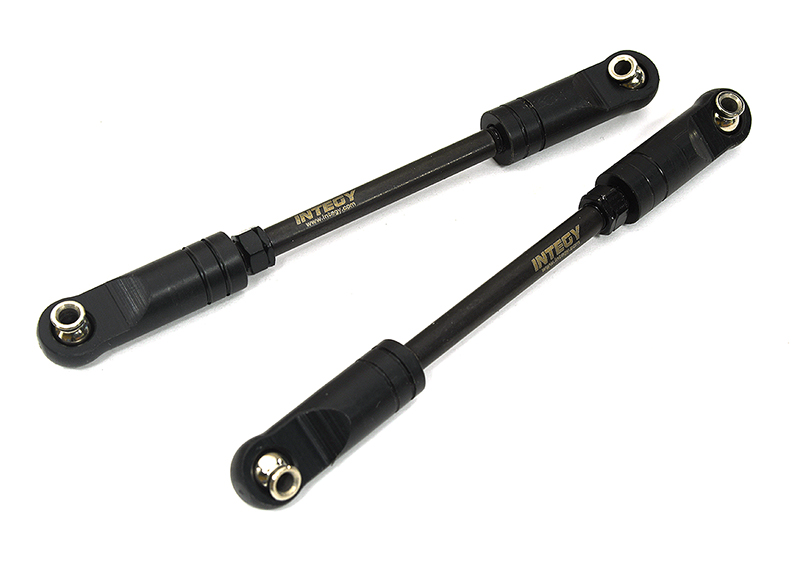 C33302BLACK Machined Steering Turnbuckle Links for Arrma 1/10 Kraton 4X4 4S V2 BLX ARA330716 - Image 1