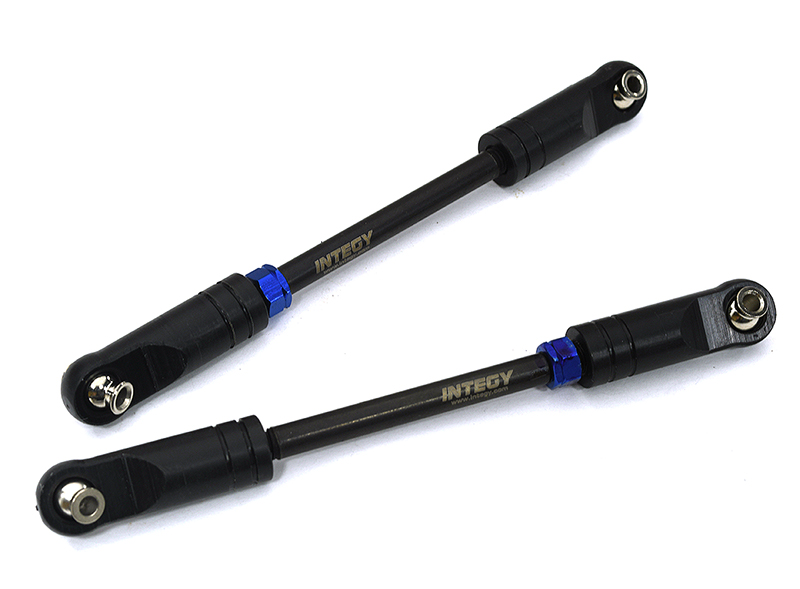 C33302BLUE Machined Steering Turnbuckle Links for Arrma 1/10 Kraton 4X4 4S V2 BLX ARA330716 - Image 1