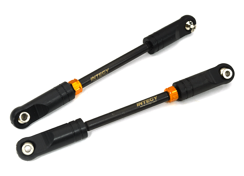 C33302ORANGE Machined Steering Turnbuckle Links for Arrma 1/10 Kraton 4X4 4S V2 BLX ARA330716 - Image 1