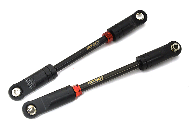 C33302RED Machined Steering Turnbuckle Links for Arrma 1/10 Kraton 4X4 4S V2 BLX ARA330716 - Image 1