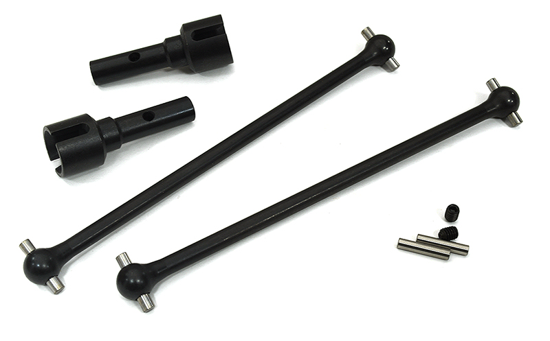 C33305 Billet Machined Universal Rear Drive Shafts for Traxxas 1/8 Sledge 4WD 9550 - Image 1