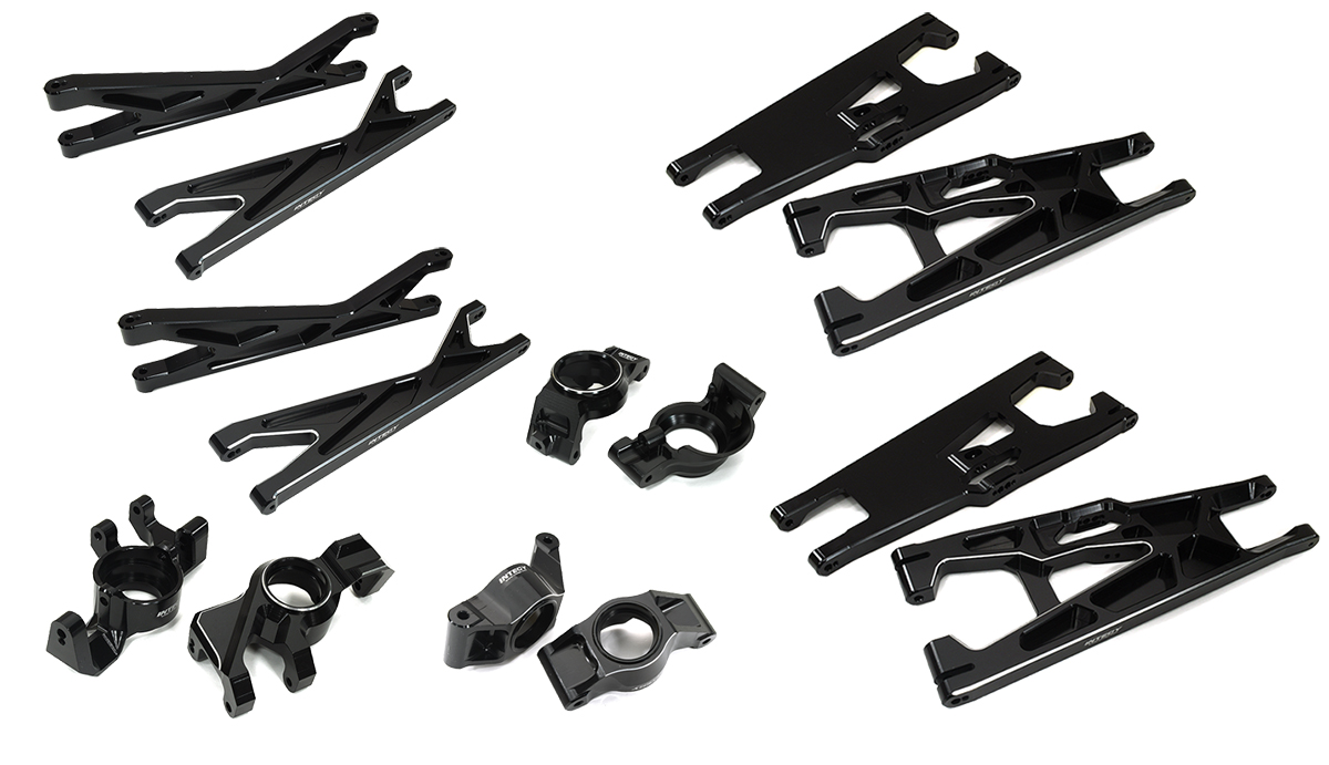 C33315BLACK Billet Machined Suspension Conversion Kit for Traxxas XRT - Image 1