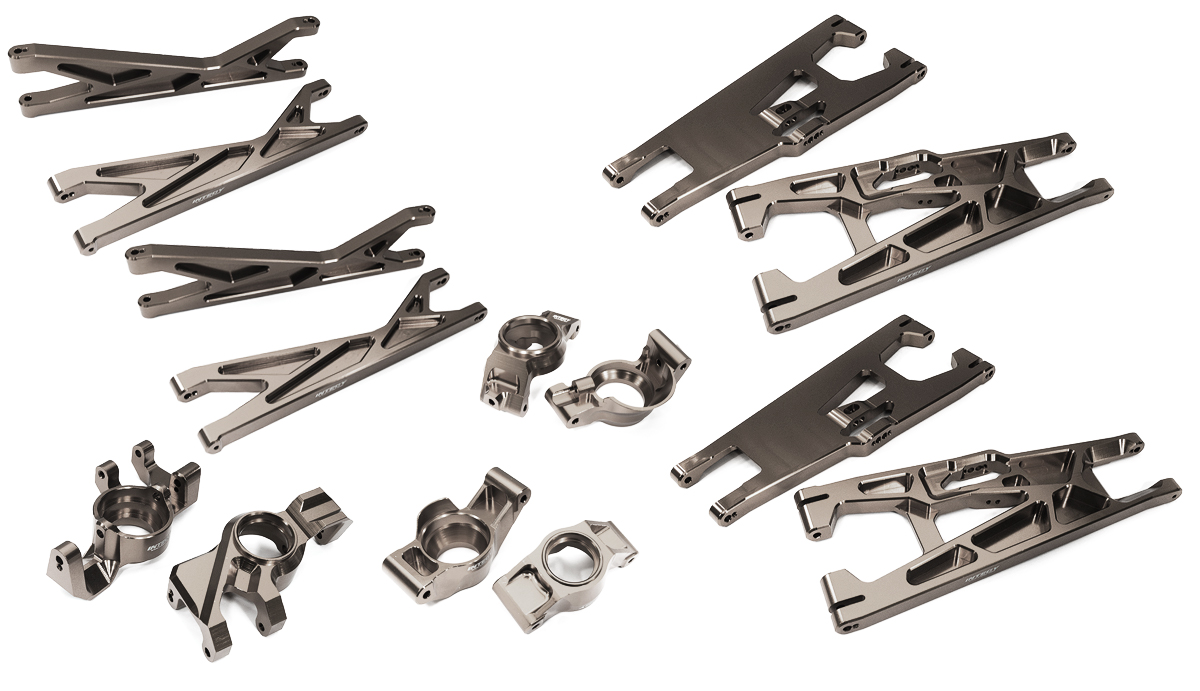 C33315GREY Billet Machined Suspension Conversion Kit for Traxxas XRT - Image 1