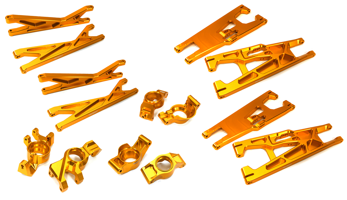 C33315ORANGE Billet Machined Suspension Conversion Kit for Traxxas XRT - Image 1