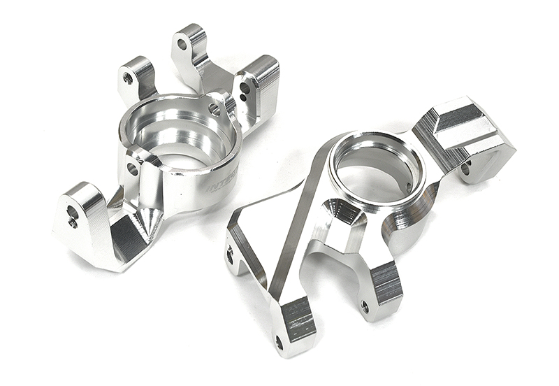 C33316SILVER Billet Machined Front Steering Knuckles for Traxxas XRT 7836 - Image 1