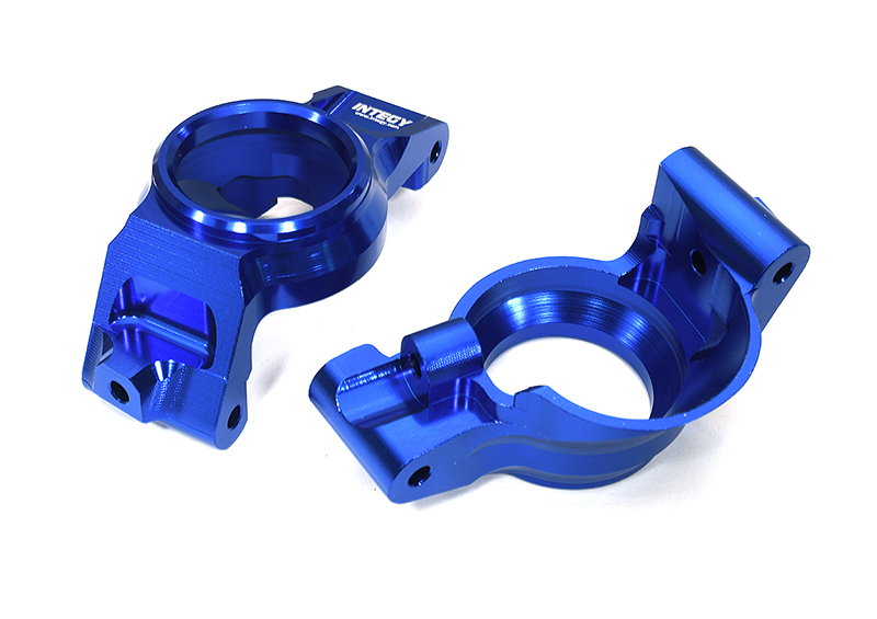 C33318BLUE Billet Machined Caster Blocks for Traxxas XRT 7832 - Image 1