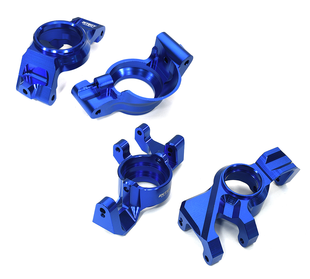C33321BLUE Steering & Caster Blocks for Traxxas X-Maxx 4X4 Req 20x32x4mm Bearings 7732 7737 - Image 1