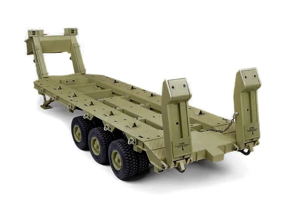 C33322GREEN HG-P806 Military Semi Trailer Model ARTR, Type U.S. M747 1/12 Scale - Image 1
