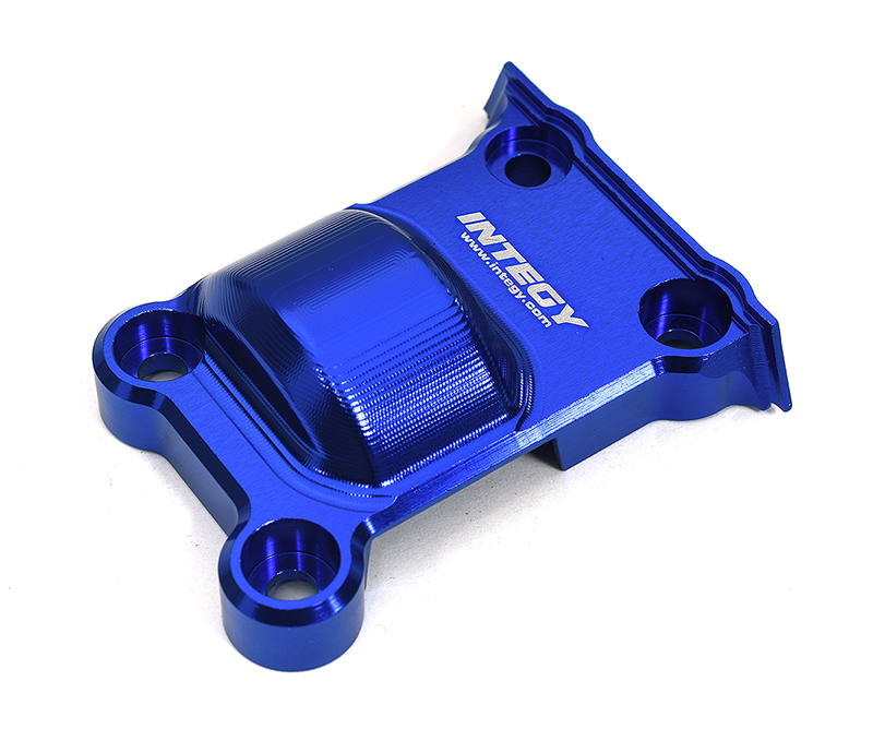 C33332BLUE Billet Machined Alloy Rear Gear Cover for Traxxas XRT - Blue 7887 - Image 1