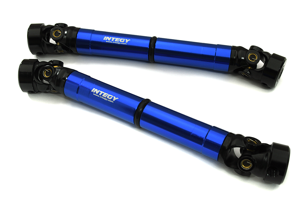 C33341BLUE Machined Universal Center Drive Shafts for Axial SCX6 Crawler252009 202010 - Image 1