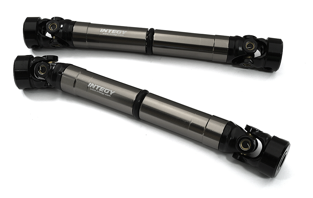 C33341GREY Machined Universal Center Drive Shafts for Axial SCX6 Crawler252009 202010 - Image 1
