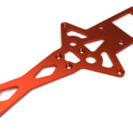 Billet Machined Red Center Chassis Brace for Losi 1/6 Super Baja Rey 1.0 & 2.0