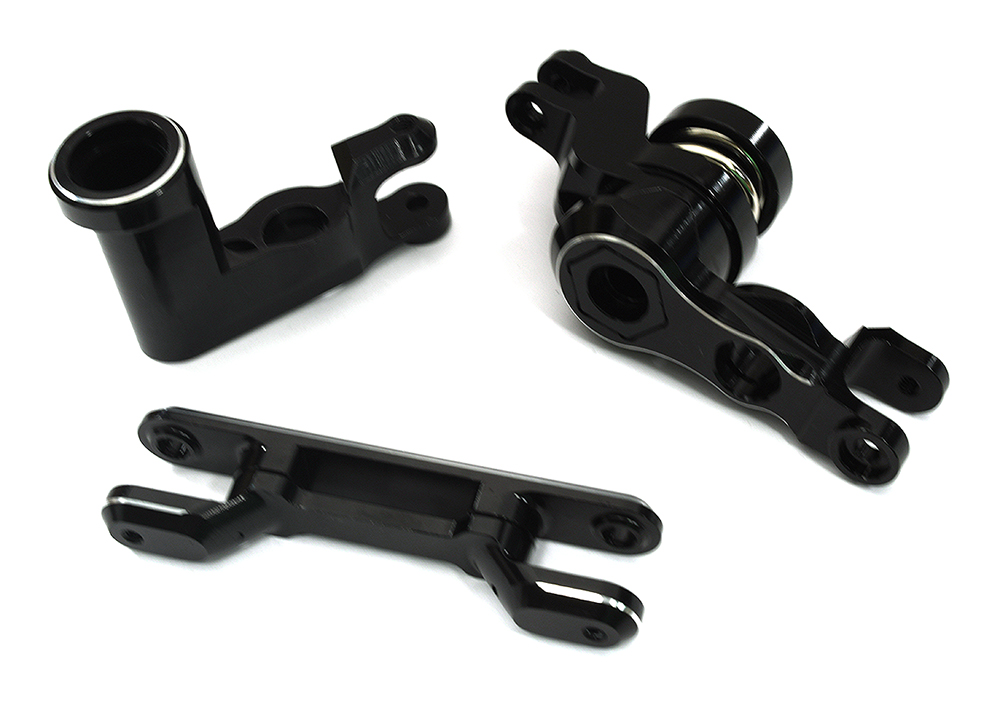 C33350BLACK Billet Machined Steering Bellcrank Set for Traxxas XRT 7843 - Image 1