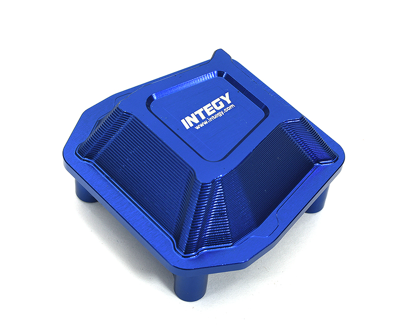 C33365BLUE Billet Machined Alloy Differential Cover for Axial SCX6 Crawler - Blue 252002 - Image 1