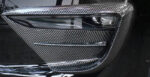 Glossy Carbon Front Fog Lamp Aero Trim Covers for Tesla 20-24 Model Y - Image 2