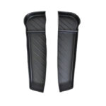 Black Silicone 2pcs Front Door Storage Box Interior Tray for Tesla 22-24 Model X