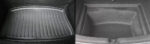 Black TPE Plastic Weather Lower Trunk Mat for Tesla 24 Model 3 - Image 2