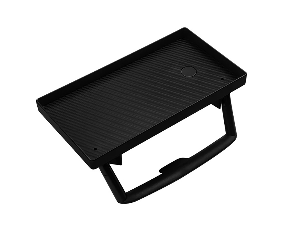C33417 Black ABS Hidden Behind Screen Tray Organizer Tissue Holder for Tesla Model 3/Y - Image 1