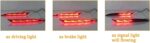 Red Housing Full LED Rear Bumper Fog Reflex Lamp for Tesla Model S - Image 3