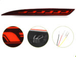 Red Housing Full LED Rear Bumper Fog Reflex Lamp for Tesla Model 3 - Image 4