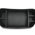 Black TPE Frunk Storage Box Organizer for Tesla 21-24 Model Y