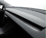 Matte Carbon ABS Dashboard Long Trim Panel for Tesla 24 Model 3 - Image 2