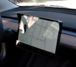 Matte Black Scratch Resistant Screen Sunshade for Tesla 21-23 Model 3/Y - Image 2