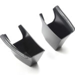 Black ABS Front Door Handle Storage Box for Tesla 22-24 Model X