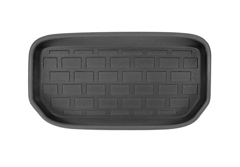C33537 Black TPE 3D Molded Frunk Mat for Tesla 20-24 Model Y - Image 1