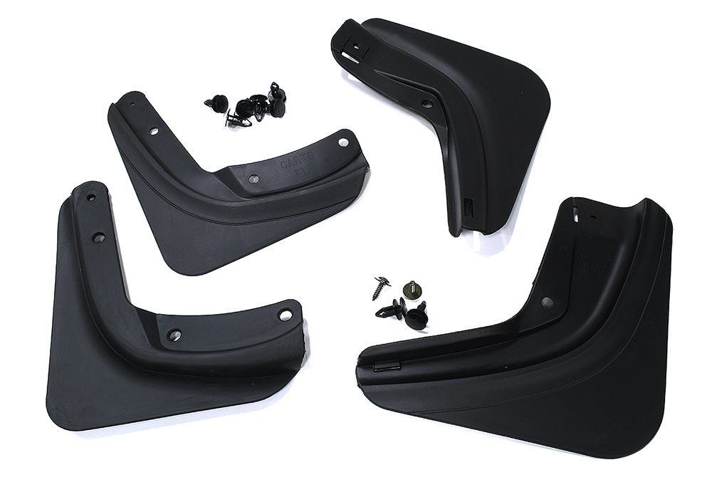 C33542 Black TPE Mudguards for Tesla 24 Model 3 - Image 1
